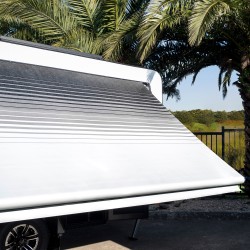Aussie Traveller Sunburst Eclipse Roll Out Awning Curved Frameset - Black